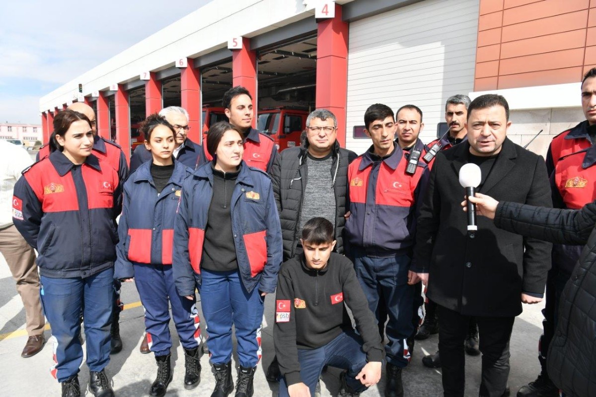 Kayseri OSB Yönetimi, Kayseri OSB İtfaiyesi Deprem Kahramanlarına Teşekkür Etti