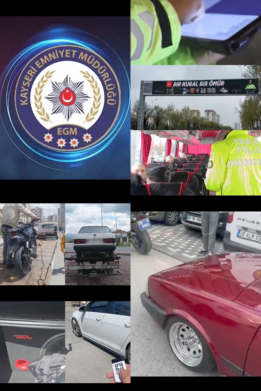 EMNİYET MÜDÜRLÜĞÜ'NDEN SÜRÜCÜLERE VE ARAÇLARA SlKl TAKİP