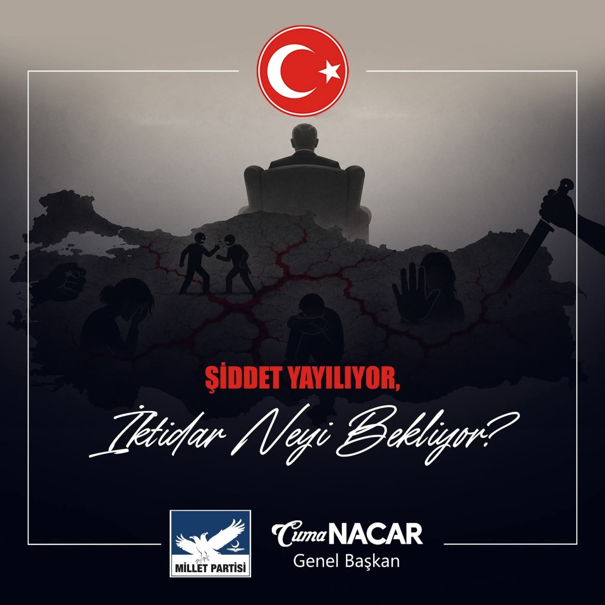 NACAR: SİYASİ İKTİDAR GOREVE!