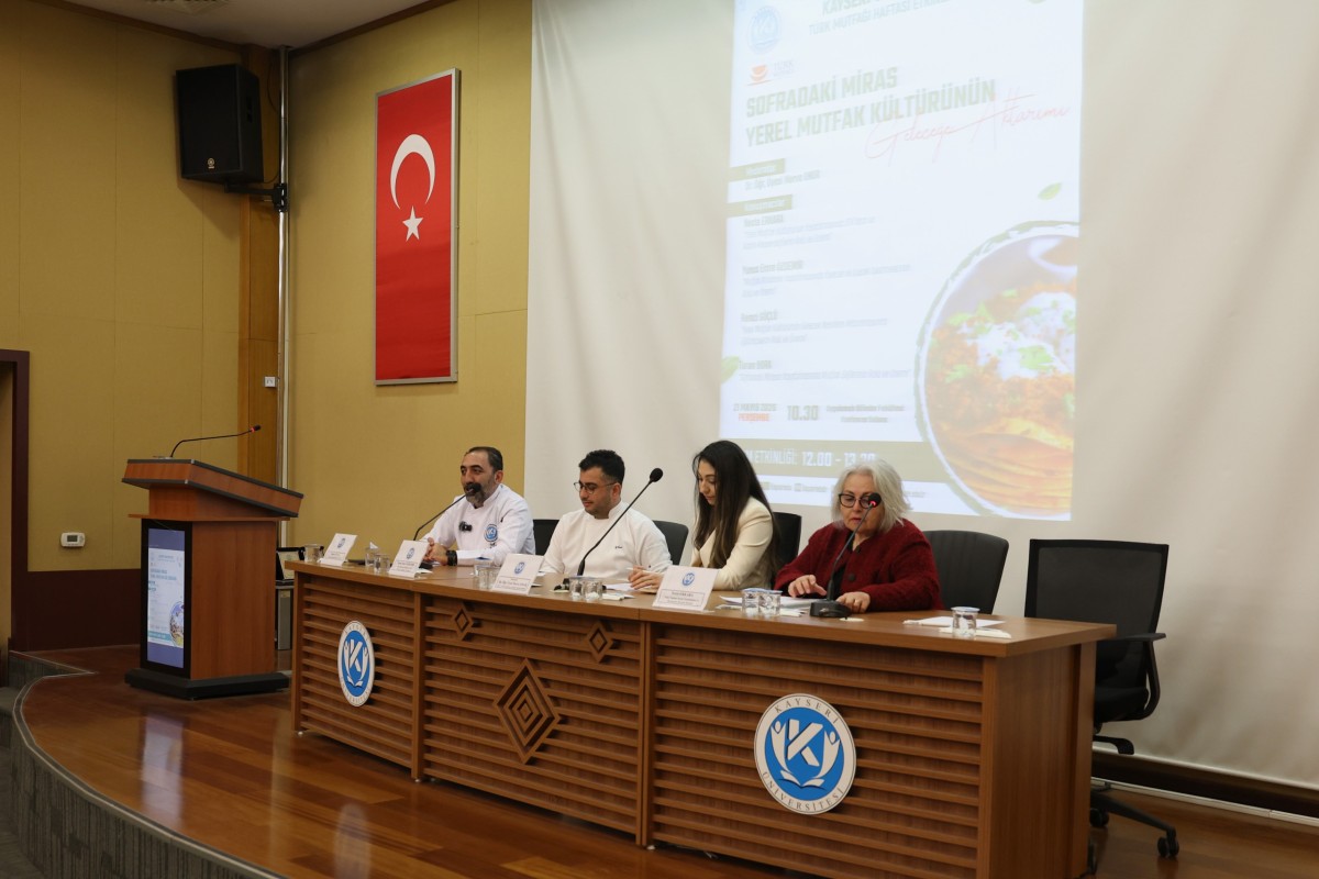 KAYSERİ ÜNİVERSİTESİ’NDE TÜRK MUTFAĞI HAFTASI ETKİNLİĞİ GERÇEKLEŞTİRİLDİ