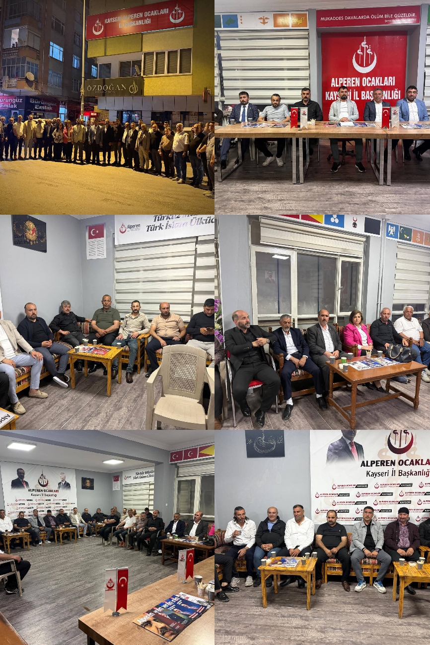 BÜYÜK BİRLİK PARTİSİ, ALPEREN OCAKLARI İLE BÜYÜK KONGRE ÖNCESİ BULUŞTU 