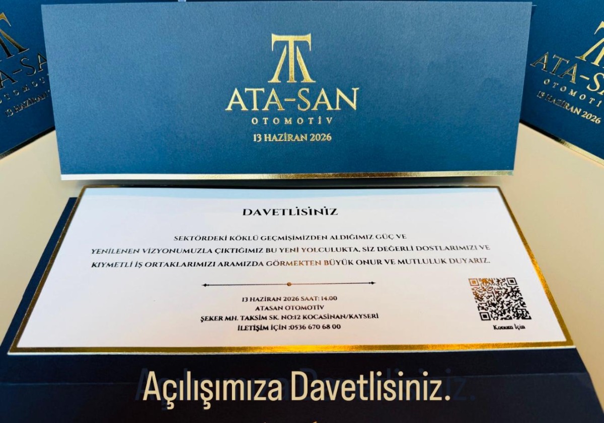 ATA-SAN OTOMOTİV AÇILlYOR
