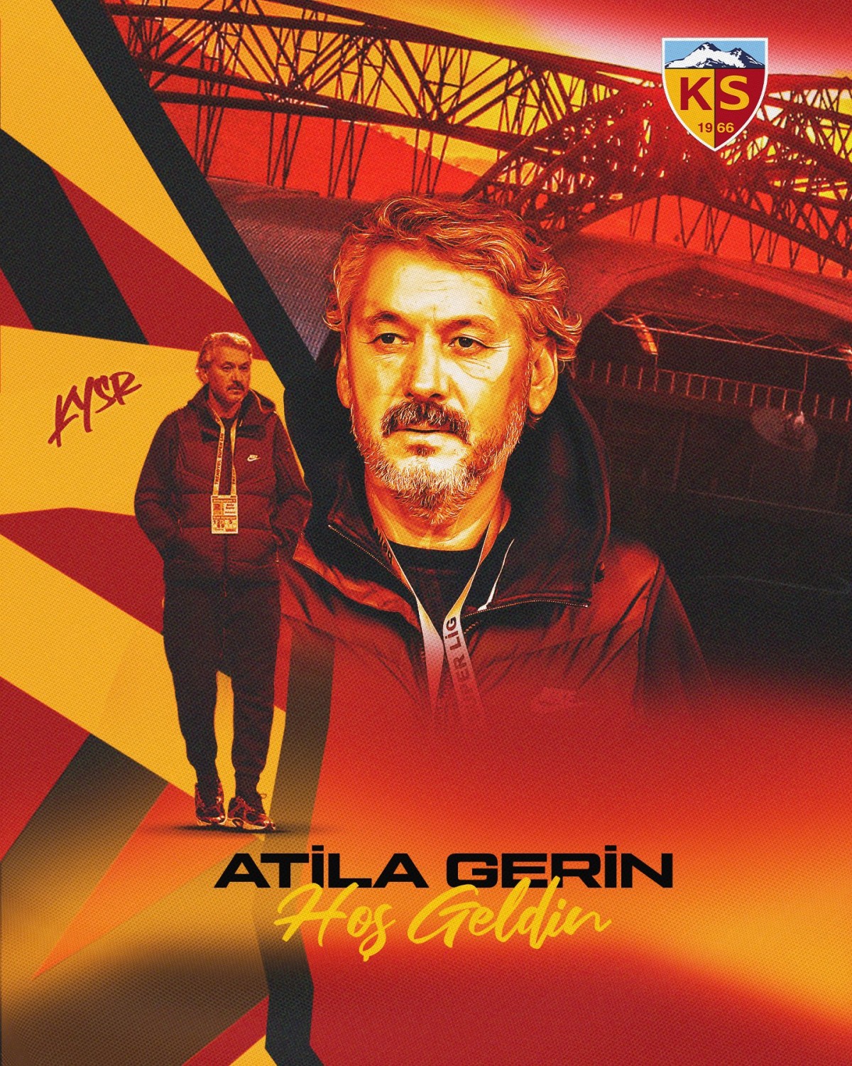KAYSERİSPOR, ATİLLA GERİN İLE ANLAŞTI 