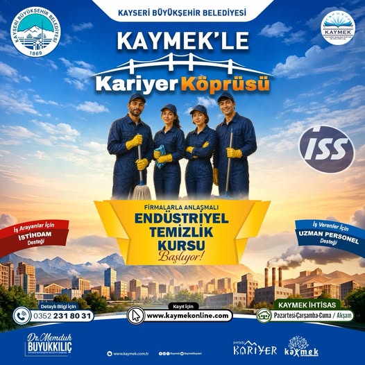 KARİYER KÖPRÜSÜ PROTOKOLÜ İMZALANDI, ENDÜSTRİYEL TEMİZLİK KURSU BAŞLIYOR