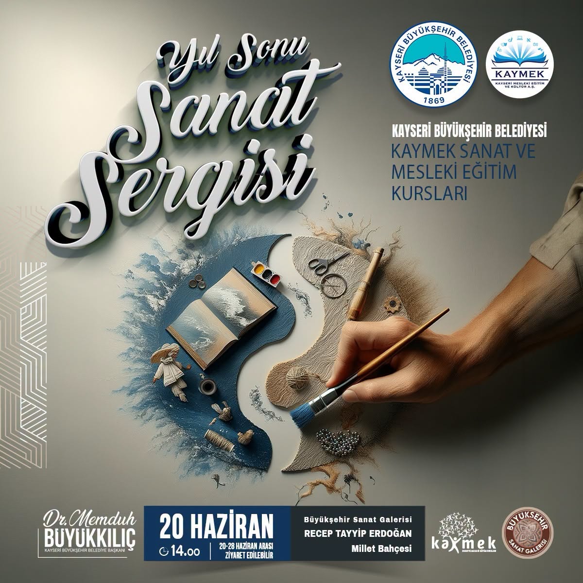 BÜYÜKŞEHİR KAYMEK’TEN GELENEKSEL YIL SONU SERGİSİ
