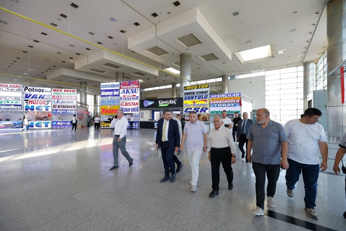 BÜYÜKKILIÇ’TAN KAYSERİ ŞEHİR TERMİNALİ’NE ZİYARET