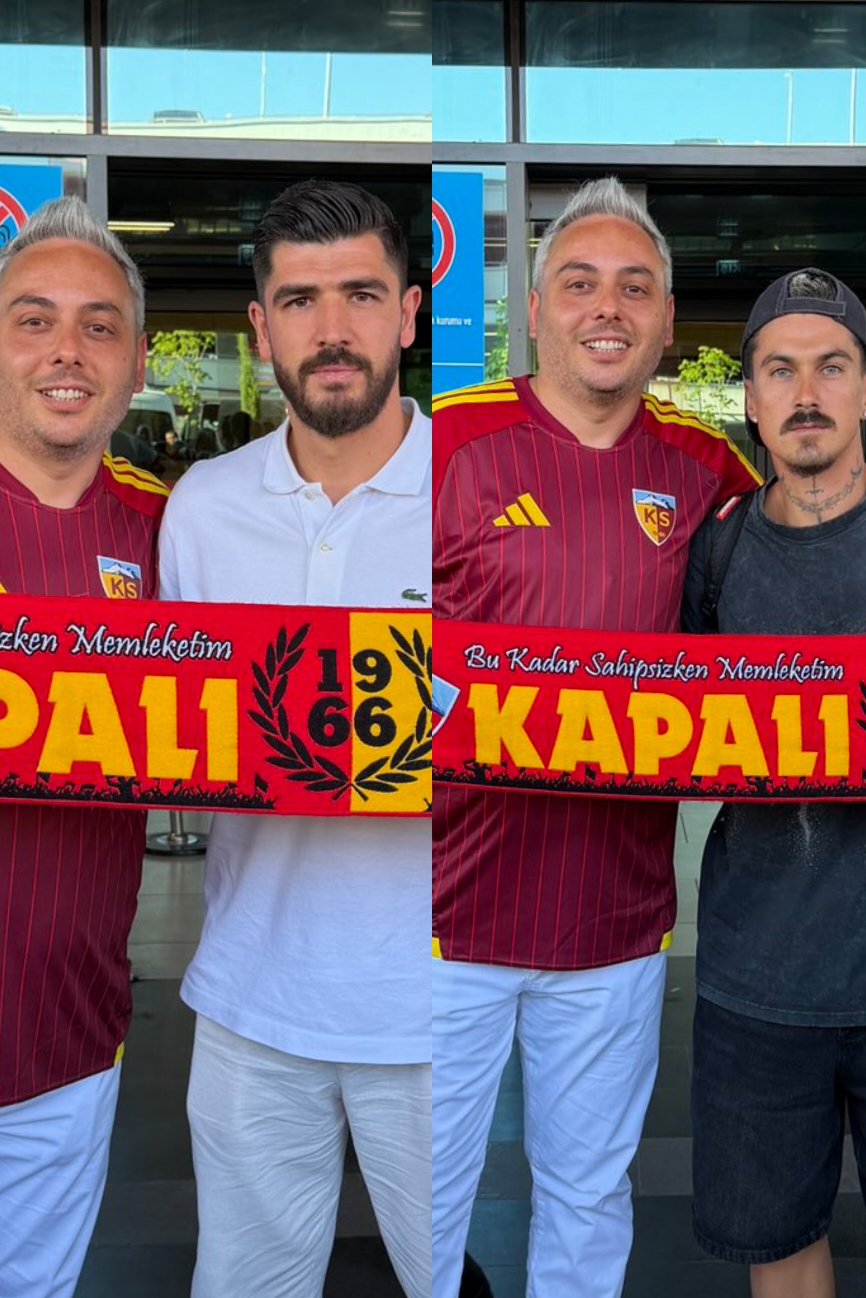 KAYSERİSPOR İKİ YENİ TRANSFERİNİ ŞEHRE GETİRDİ