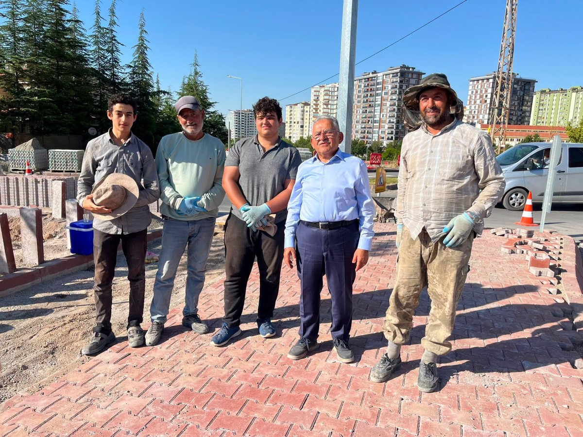 KAVŞAK VE ALTYAPI ÇALIŞMALARI YERİNDE İNCELENDİ