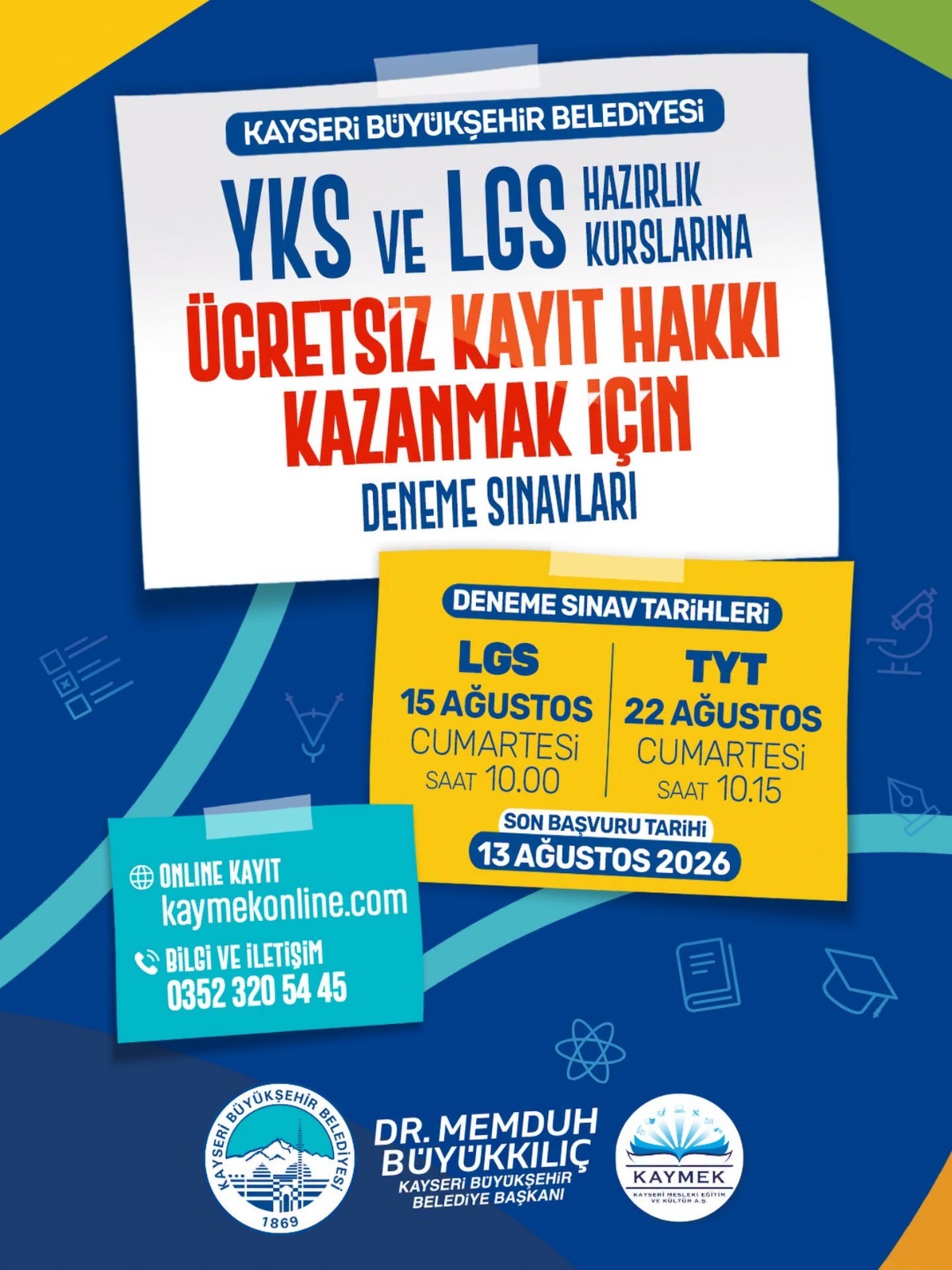 ÜCRETSİZ YKS VE LGS KURSU FIRSATI