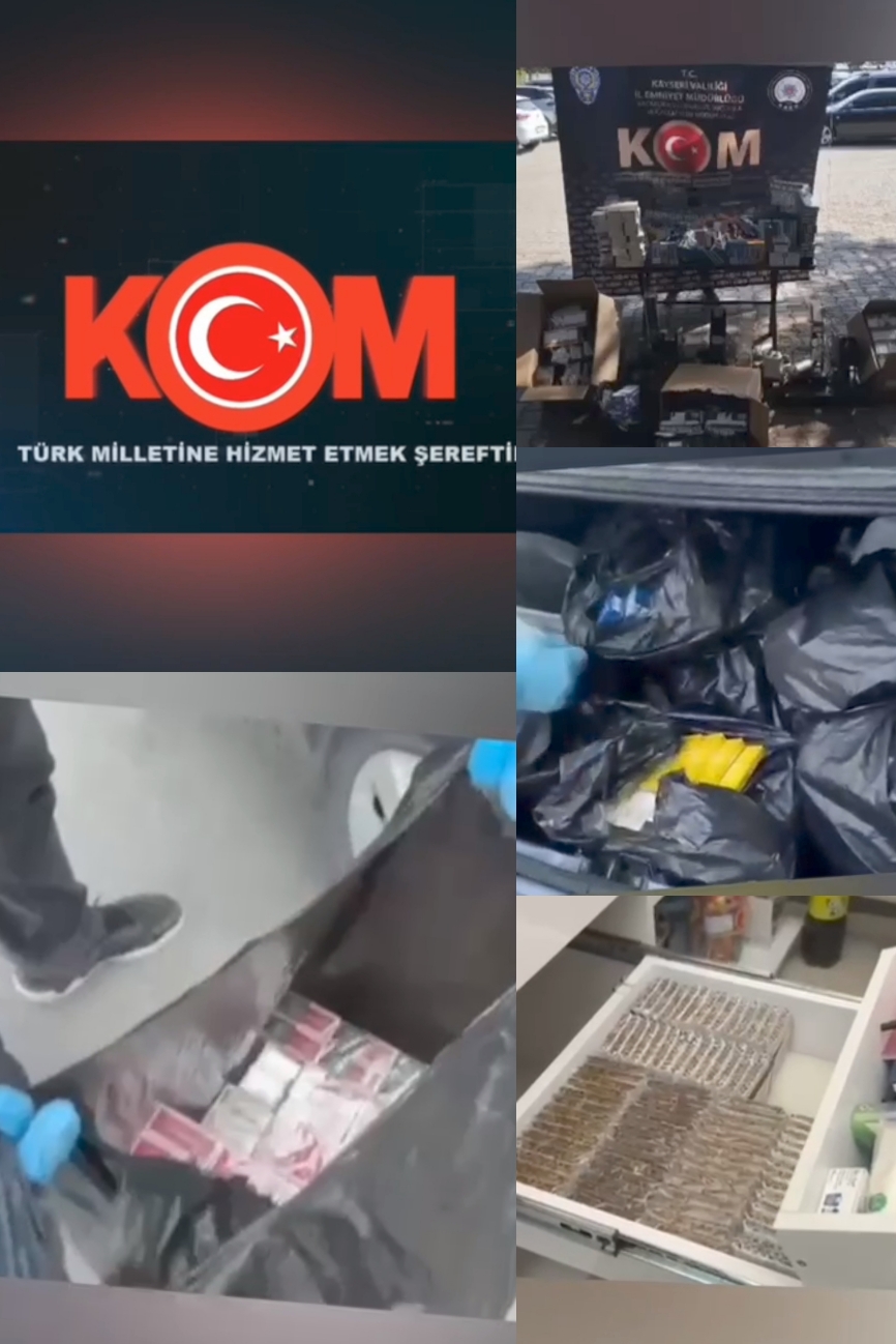 EMNİYET MÜDÜRLÜĞÜ'NDEN KAÇAK SİGARA OPERASYONU