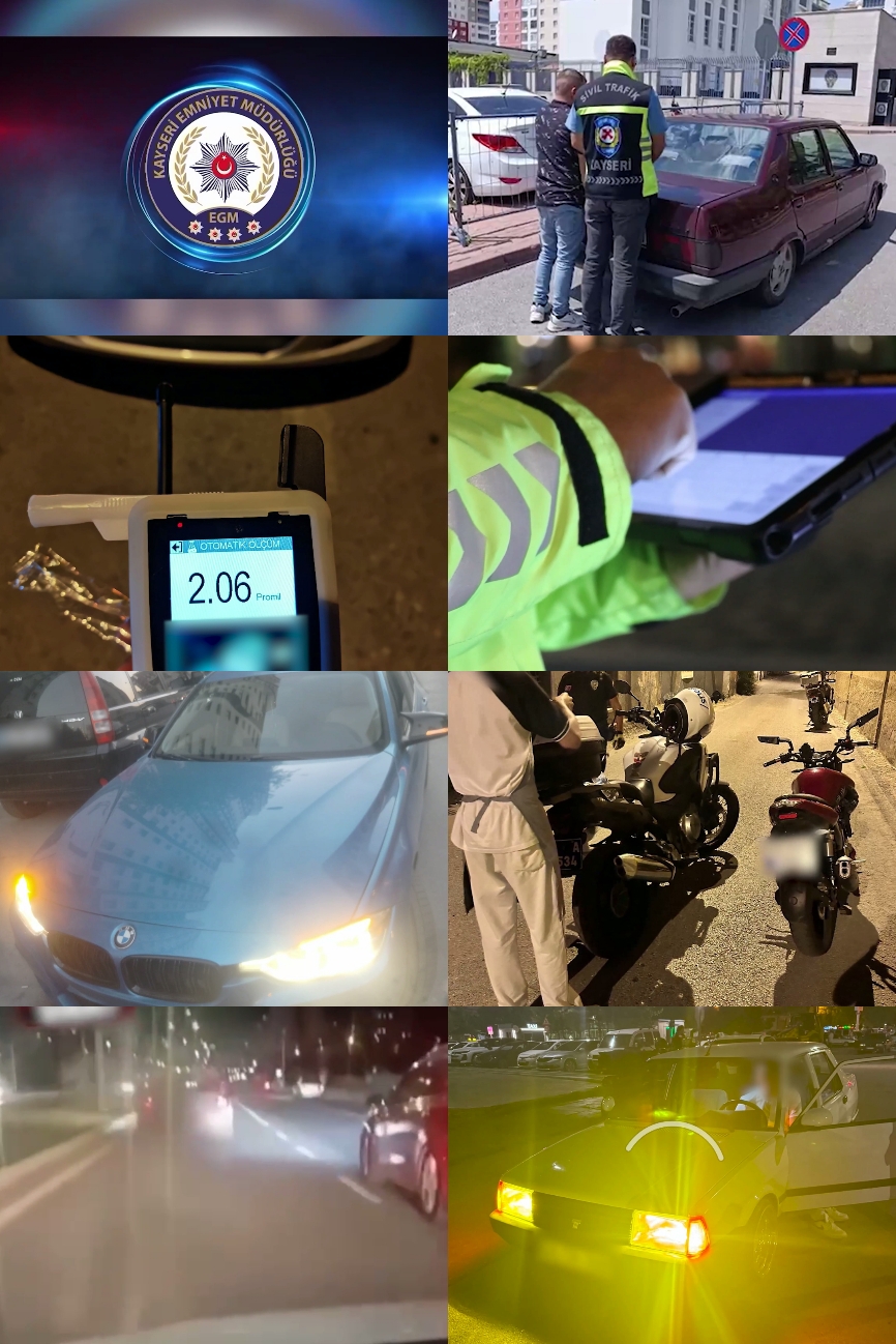 EMNİYET MÜDÜRLÜĞÜ'NDEN SÜRÜCÜLERE YAKIN TAKİP