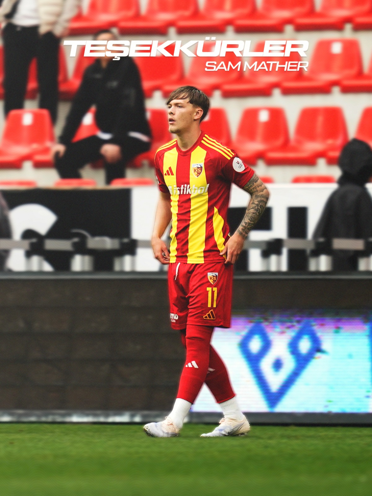 KAYSERİSPOR'DA SAM MATTER İLE YOLLAR AYRILDI 