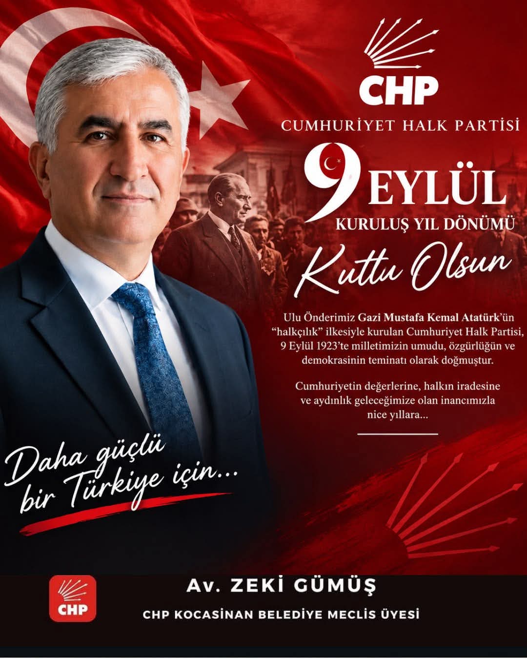 CUMHURİYET HALK PARTİSİ 103 YAŞlNDA