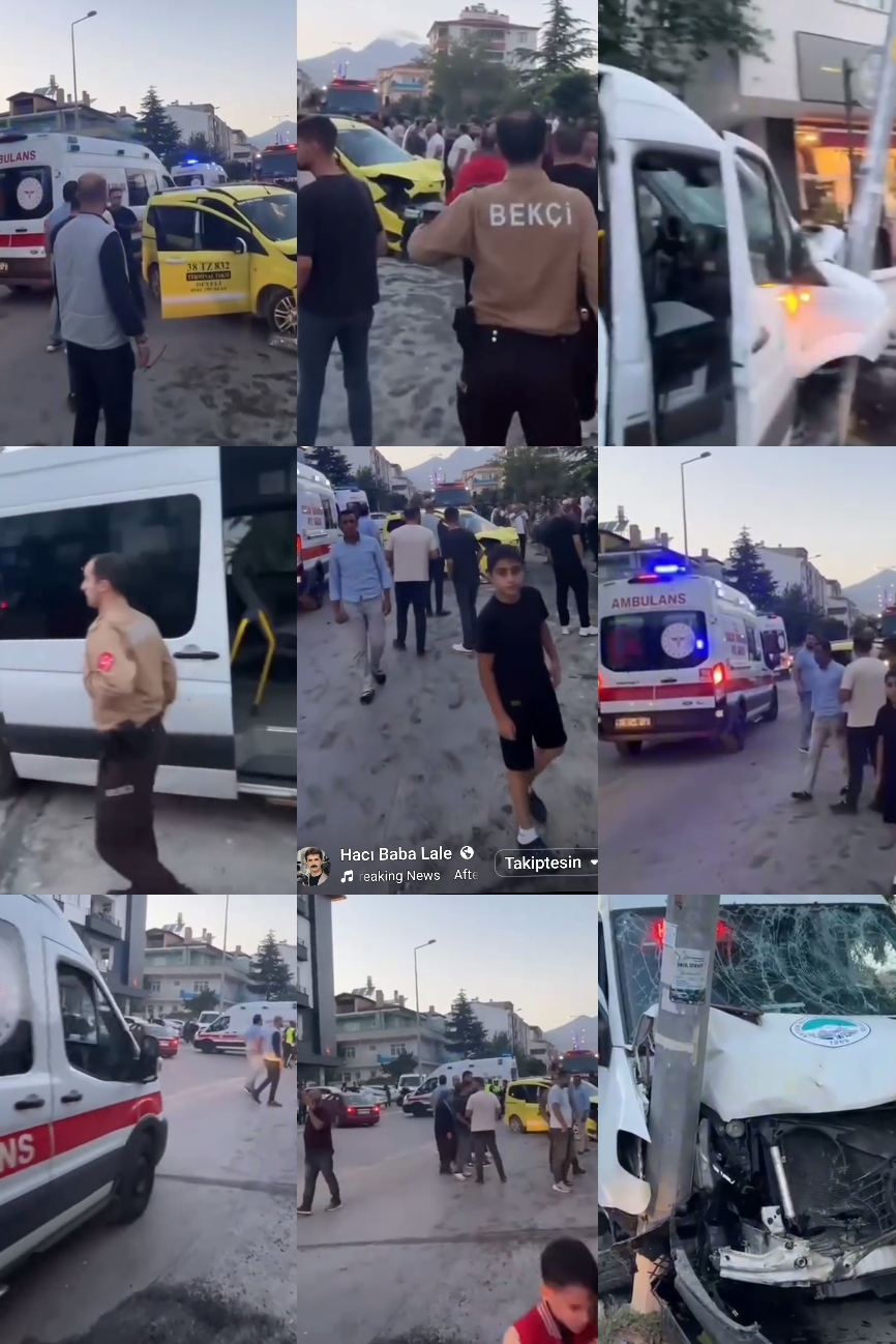 FRENİ BOŞALAN ARAÇ FACİAYA SEBEP OLUYORDU 