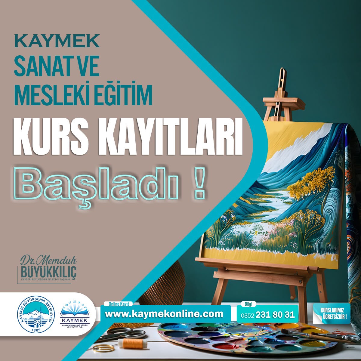 KAYMEK’TE GÜZ DÖNEMİ KURS KAYITLARI BAŞLADI