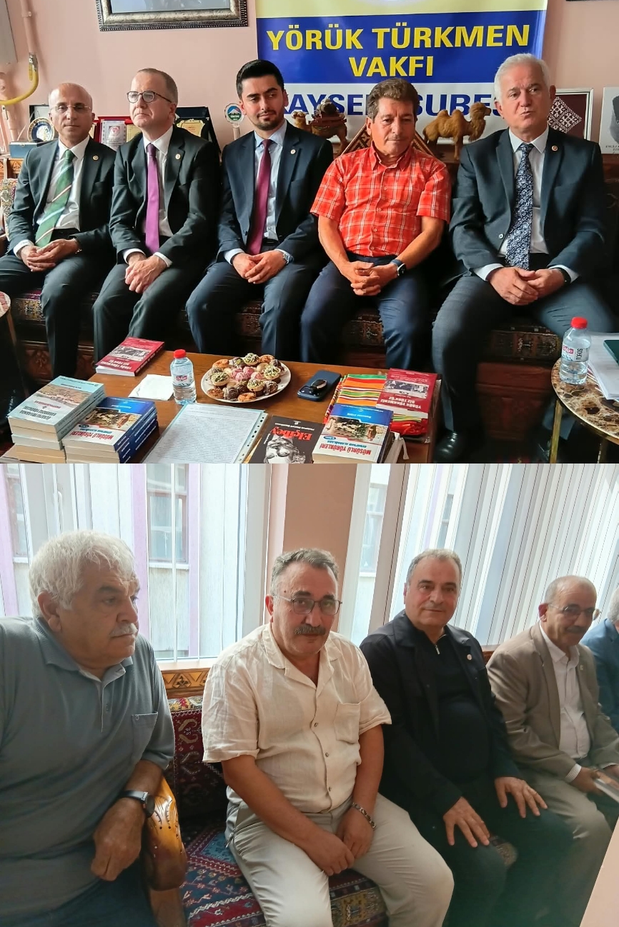 YENİ PARTİ VEKİLLERİ YÖRTÜRK'Ü ZİYARET ETTİLER