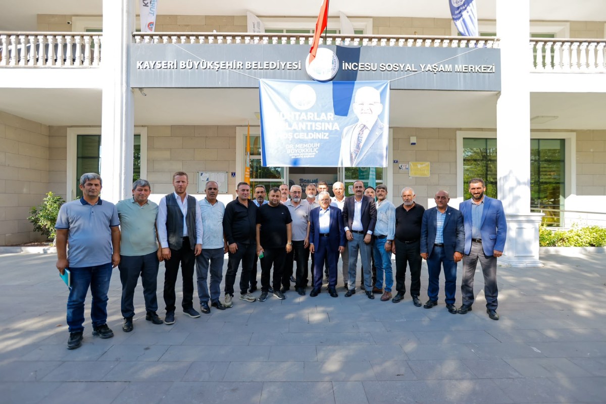 İNCESU VE YEŞİLHİSAR’DA MUHTARLARLA “İSTİŞARE” MESAİSİ
