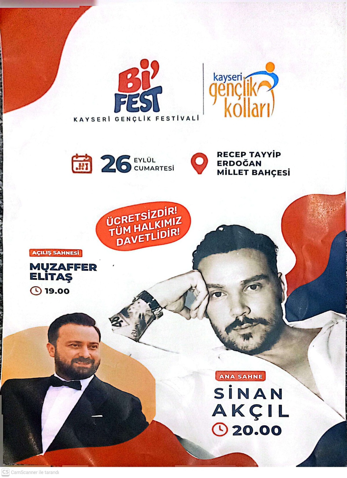 KAYSERİ'DE GENÇLİK FESTİALİ COŞKUSU: Bi’ Fest 26 Eylül’de