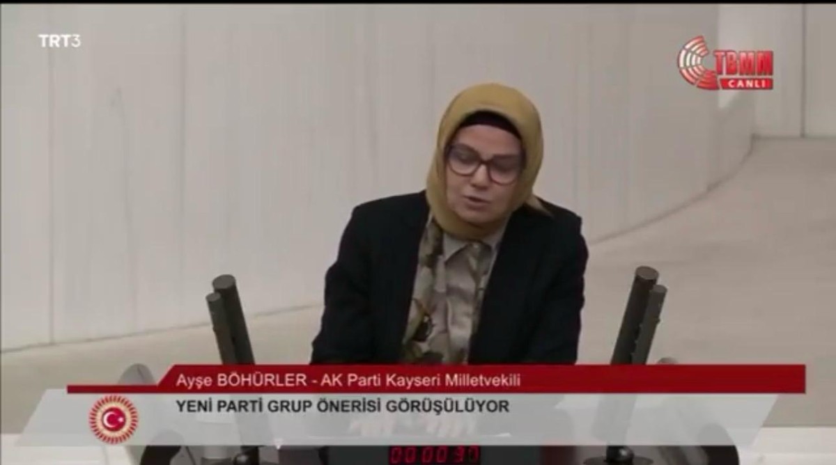 BÖĞÜRLER, TBMM'DE KONUŞTU 