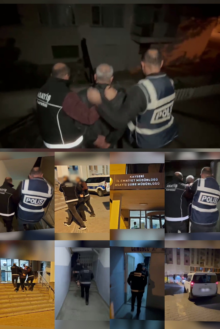 21 AYRI SUÇTAN ARANAN ŞAHIS YAKALANDI 