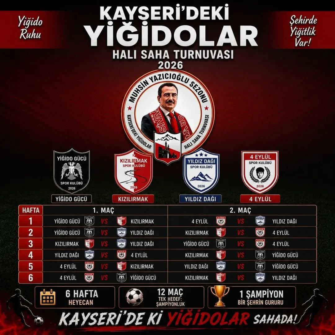 BBP'DEN MUHSİN YAZICIOĞLU HALl SAHA FUTBOL TURNUVASI