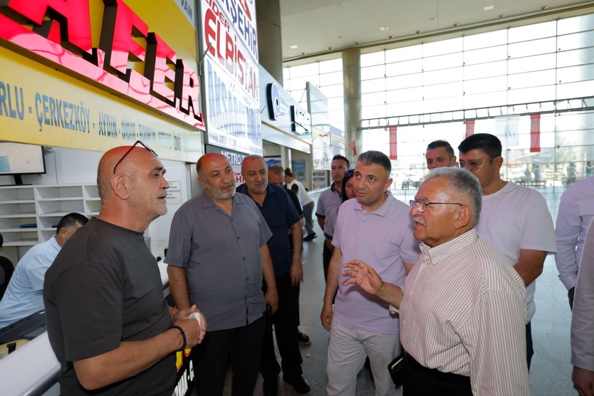 BÜYÜKKILIÇ’TAN KAYSERİ ŞEHİR TERMİNALİ’NE ZİYARET