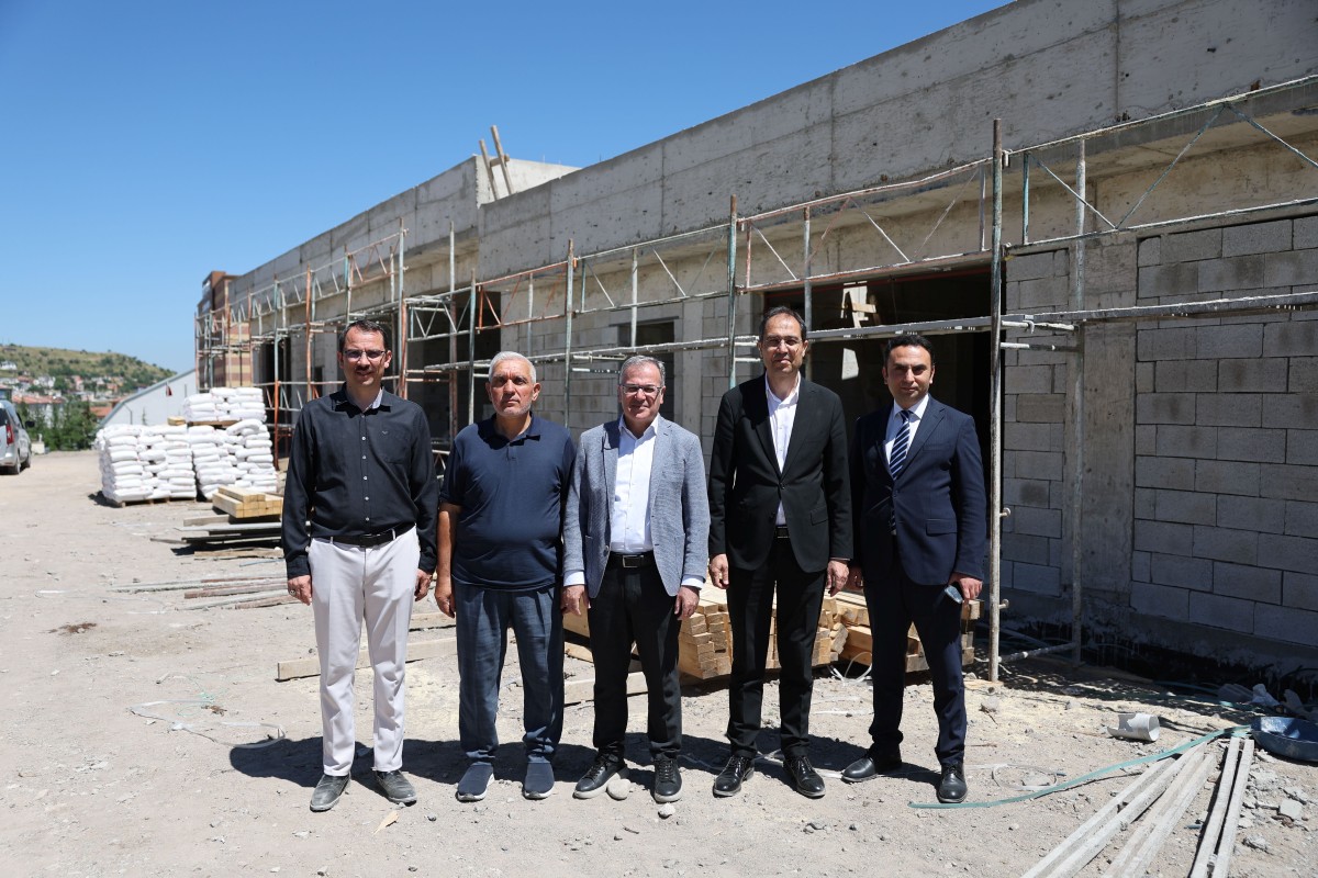 BAŞKAN ÖZDOĞAN'DAN 112 ACİL SAĞLIK MERKEZİ İNŞAATINA YAKIN TAKİP
