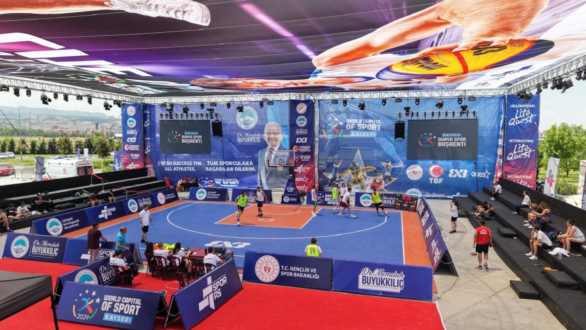 FIBA 3X3 LİTE QUEST 2026 TURNUVASI, KAYSERİ BÜYÜKŞEHİR EV SAHİPLİĞİNDE BAŞLADI