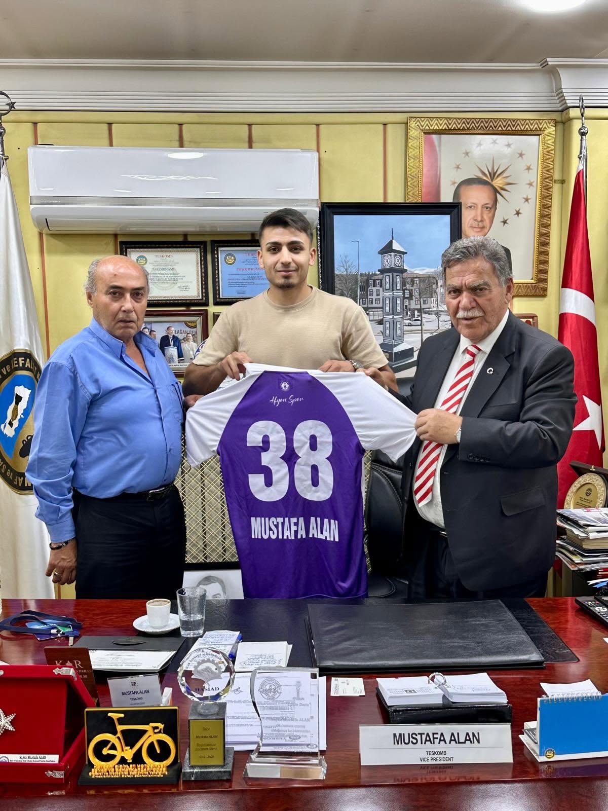 KESKKK BAŞKANI MUSTAFA ALAN’IN YEĞEN GURURU