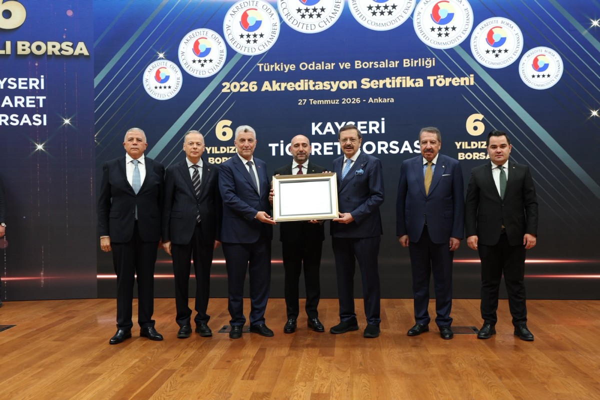 KAYSERİ TİCARET BORSASI’NDAN BÜYÜK BAŞARI