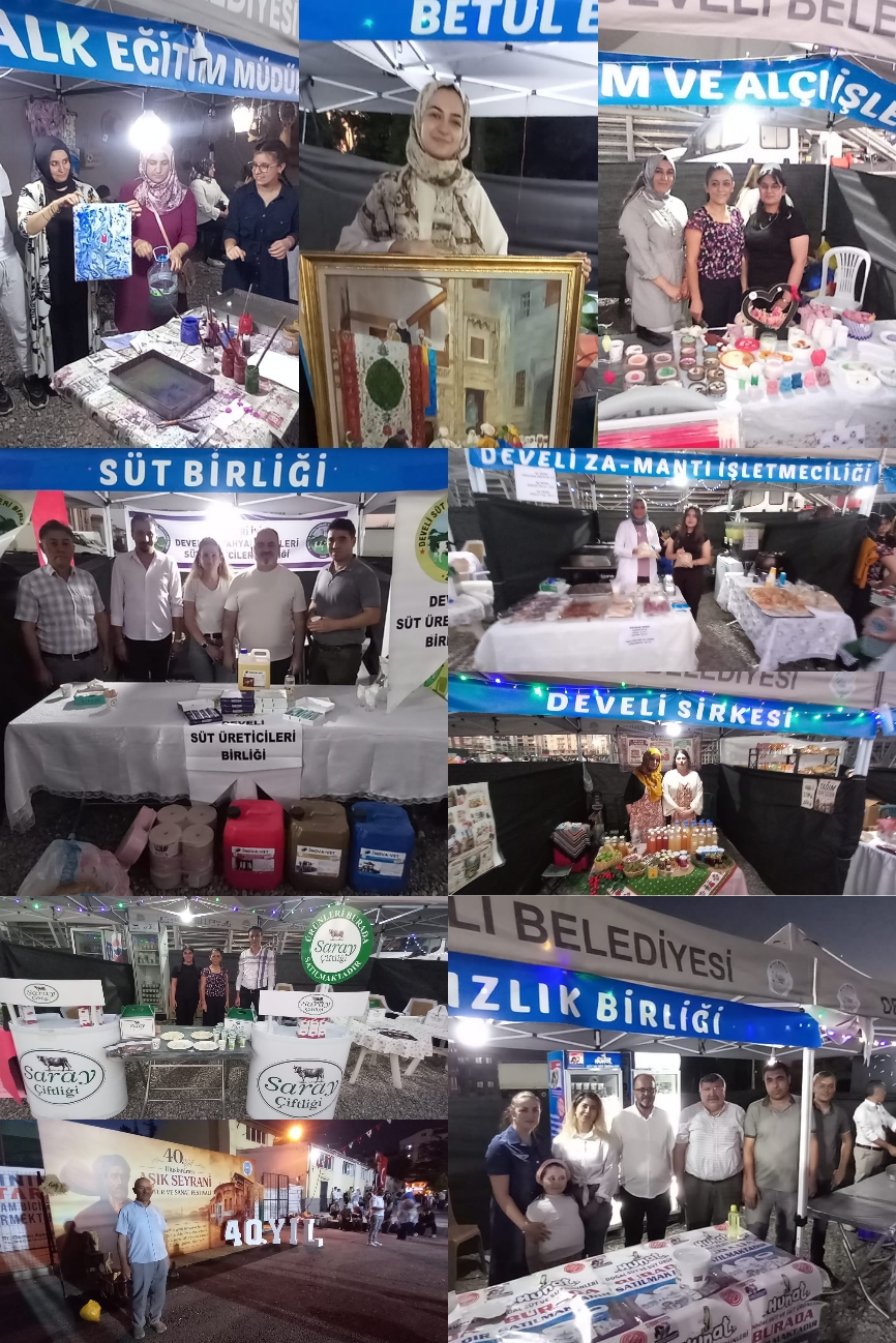 40.AŞIK SEYRANİ FESTİVALİNDE EL SANATLARI VE YÖRESEL ÜRÜNLERE İLGİ