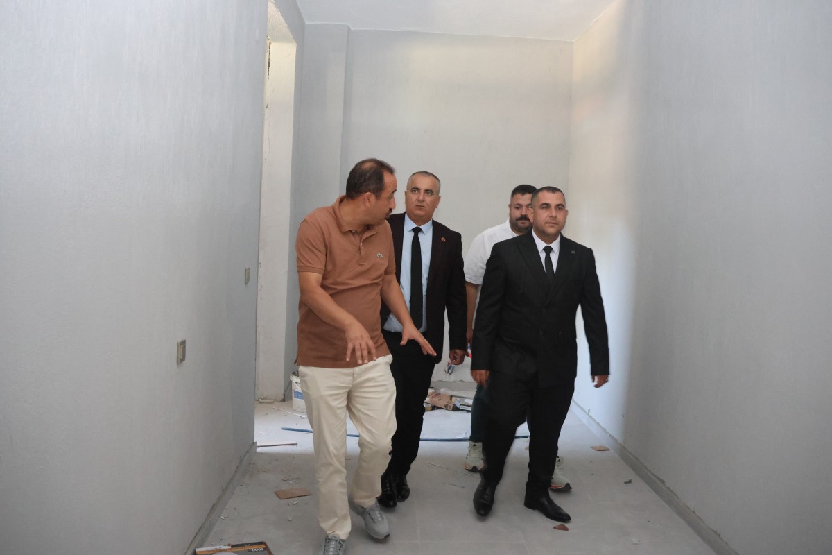 BAŞKAN İLMEK, SPOR KOMPLEKSİNİ İNCELEDİ 
