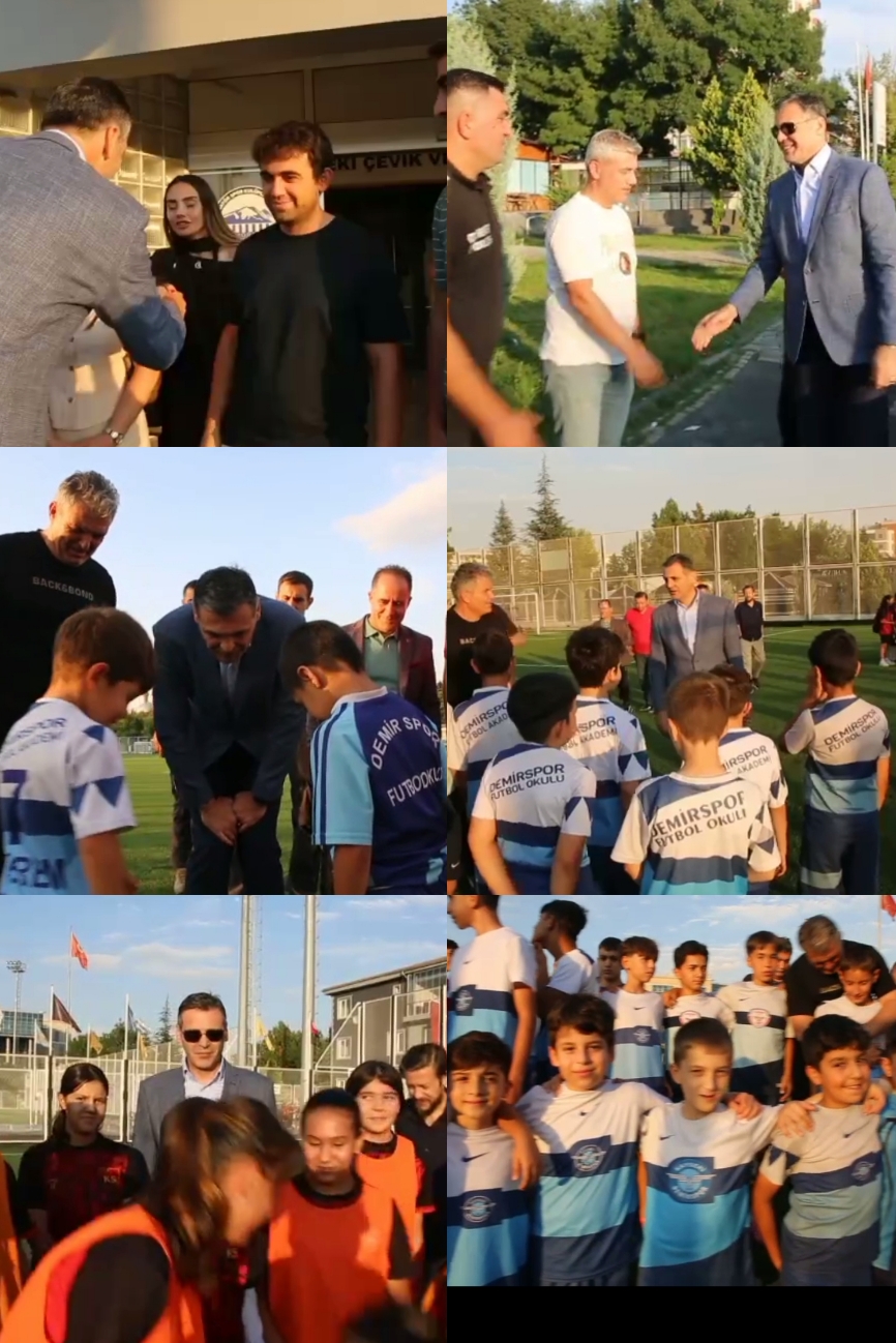 EMNİYET MÜDÜRÜ AYDIN MİNİK SPORCULAR VE AİLELERİ İLE BULUŞTU