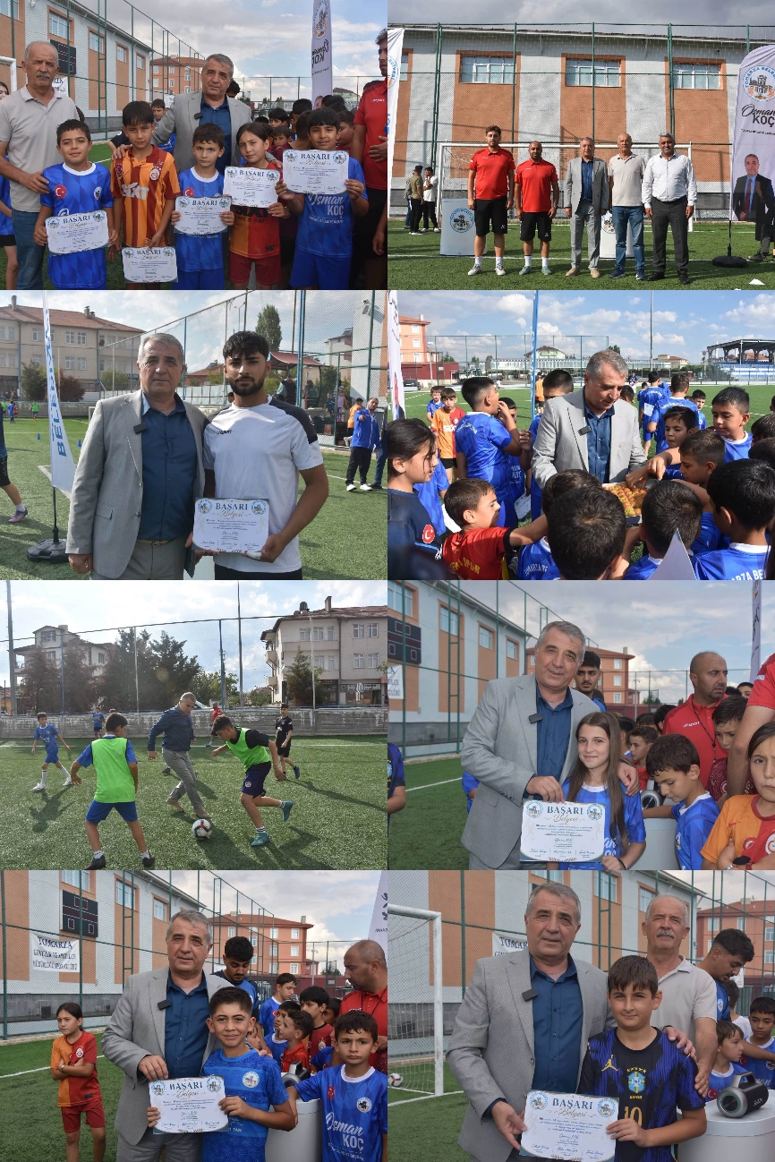 TOMARZA BELEDİYESPOR’DA MİNİK FUTBOLCULAR BELGELERİNİ ALDI