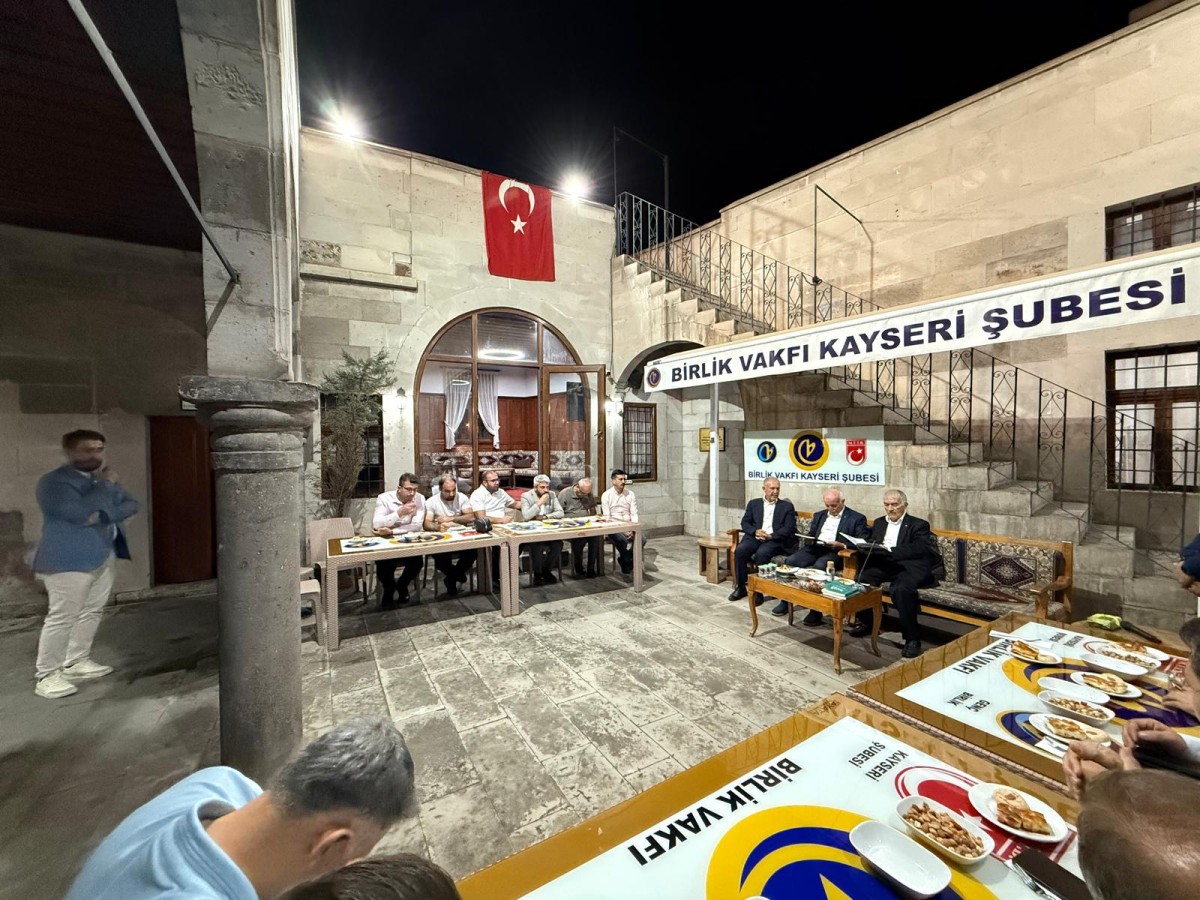 BİRLİK VAKFI GENEL MERKEZ’İNDEN KAYSERİ ŞUBESİNE ÖVGÜ DOLU ZİYARET
