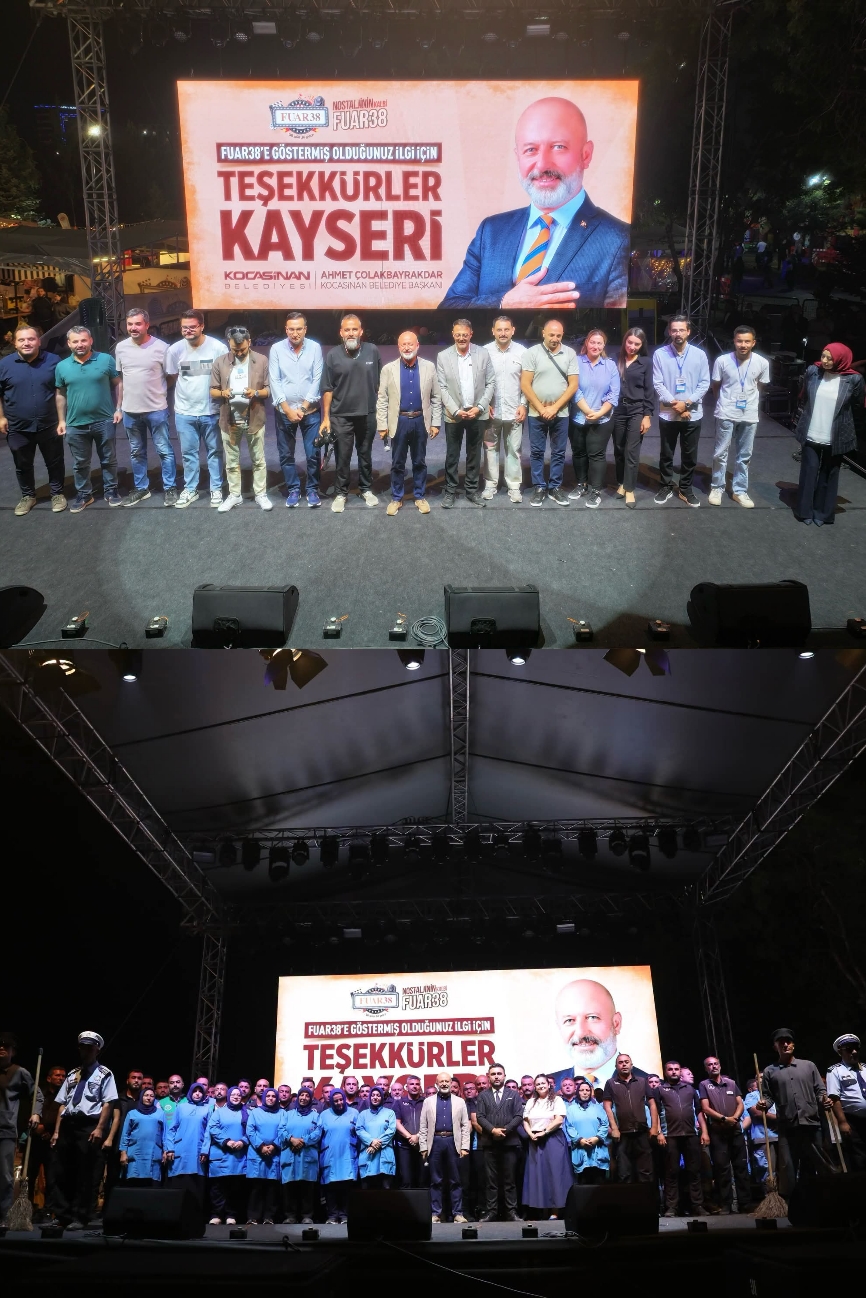 BAŞKAN ÇOLAKBAYRAKDAR FUAR38'E EMEĞİ GEÇENLERE TEŞEKKÜR ETTİ 