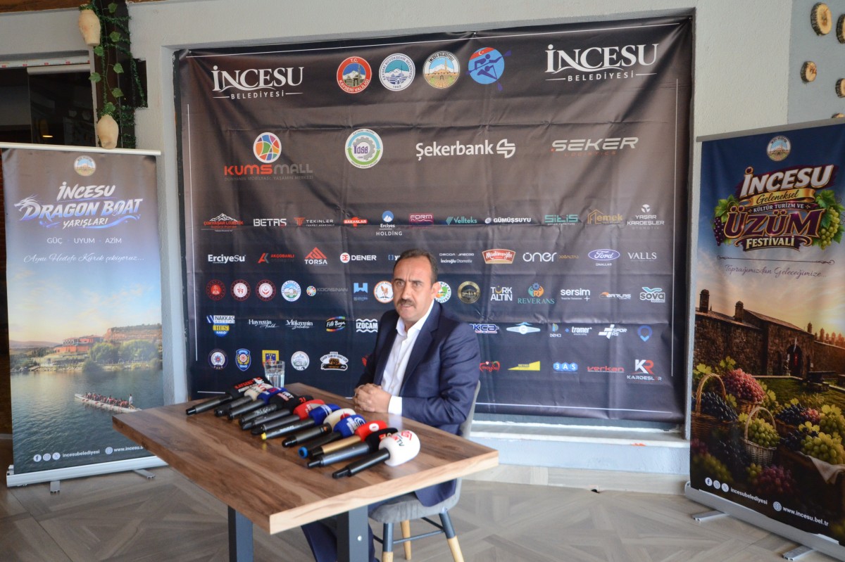 İNCESU'DA ÜZÜM FESTİVALİ HAZIRLIĞI