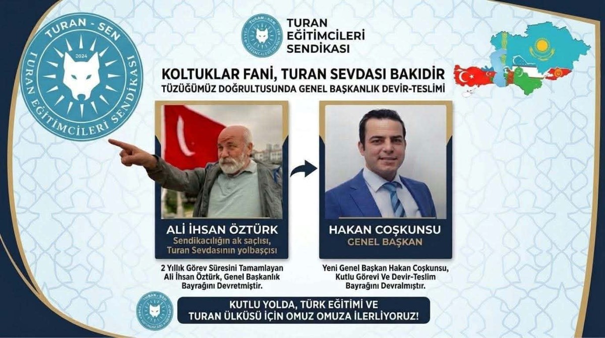 TURAN SEN'DE BAYRAK DEĞİŞİMİ