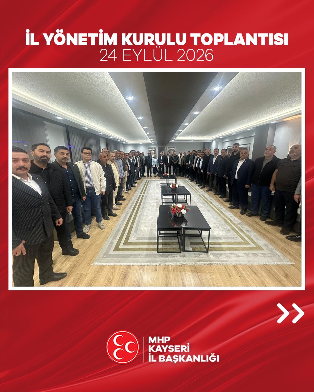 MHP'NİN İL DİVAN KURULU, DİSİPLİN KURULU, ÇALIŞMA KOMİSYONLARl BELLİ OLDU