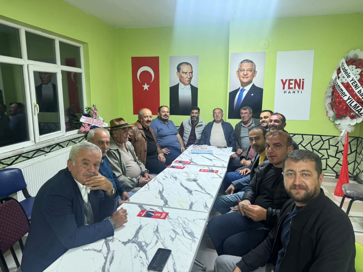 YENİ PARTİ YÖNETİM KURULU ÜYELERİ İLK TOPLANTISINl GERÇEKLEŞTİRDİ