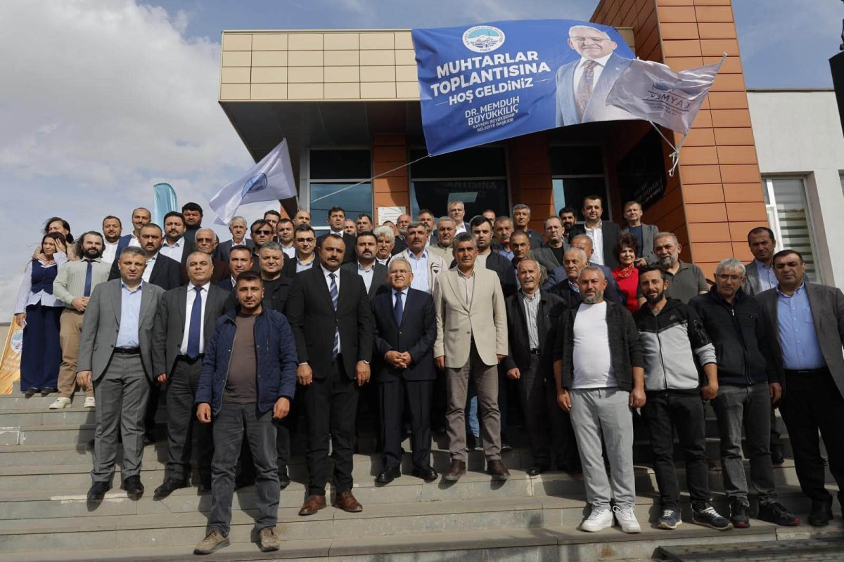 SARIOĞLAN’DA 28 MAHALLE MUHTARIYLA BULUŞTU