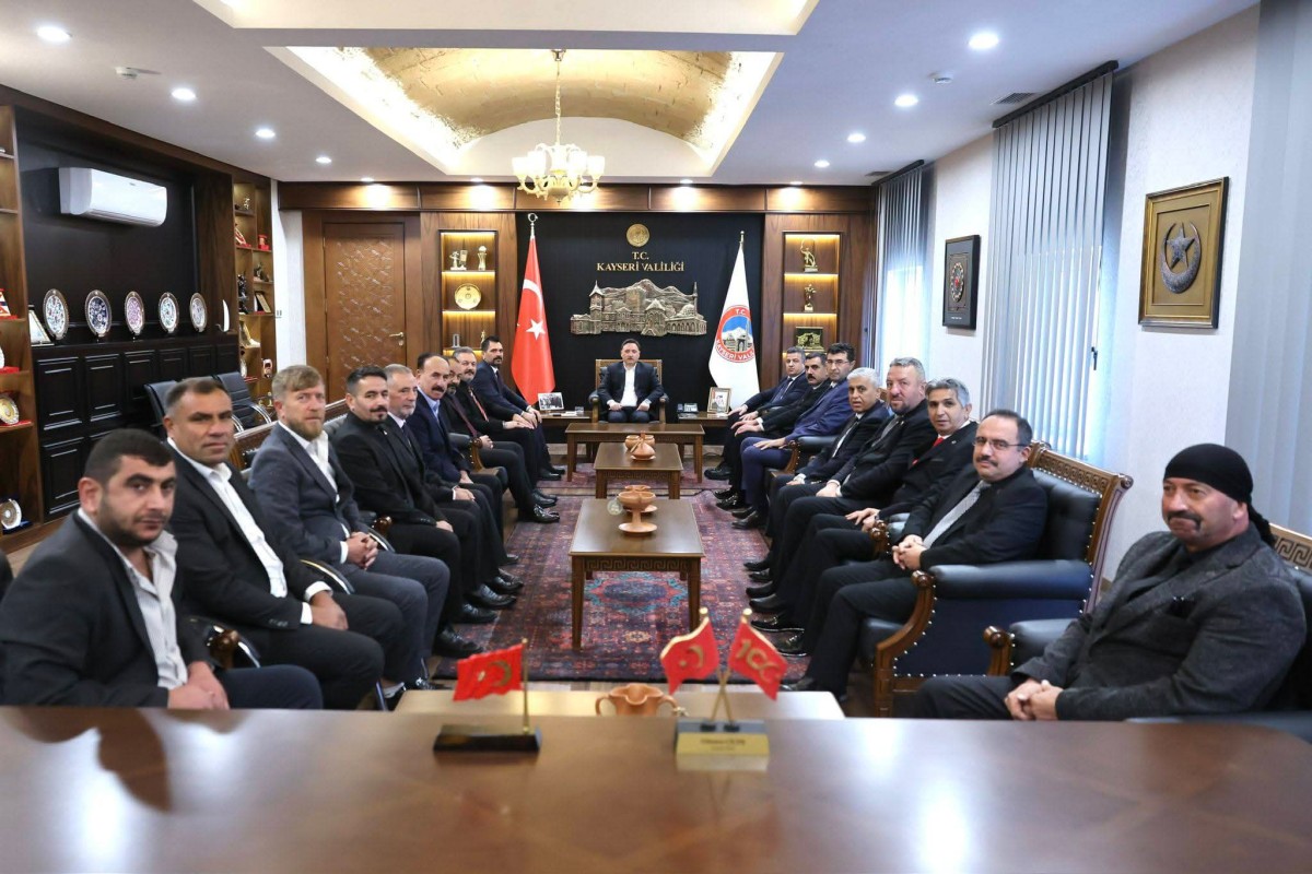 BÜYÜK BİRLİK PARTİSİ VALİ ÇİÇEK'İ ZİYARET ETTİ