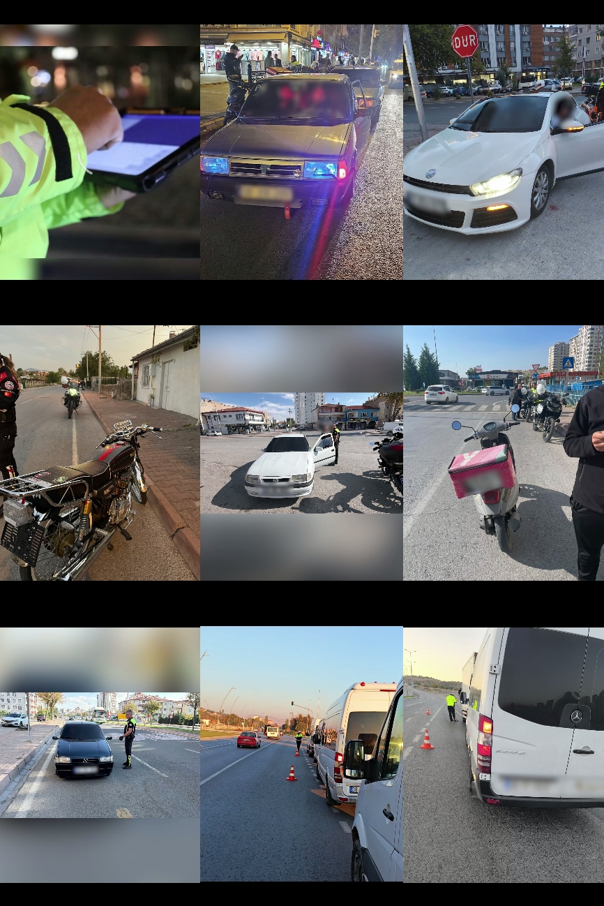 EMNİYET MÜDÜRLÜĞÜ'NDEN SÜRÜCÜLERE YAKIN TAKİP