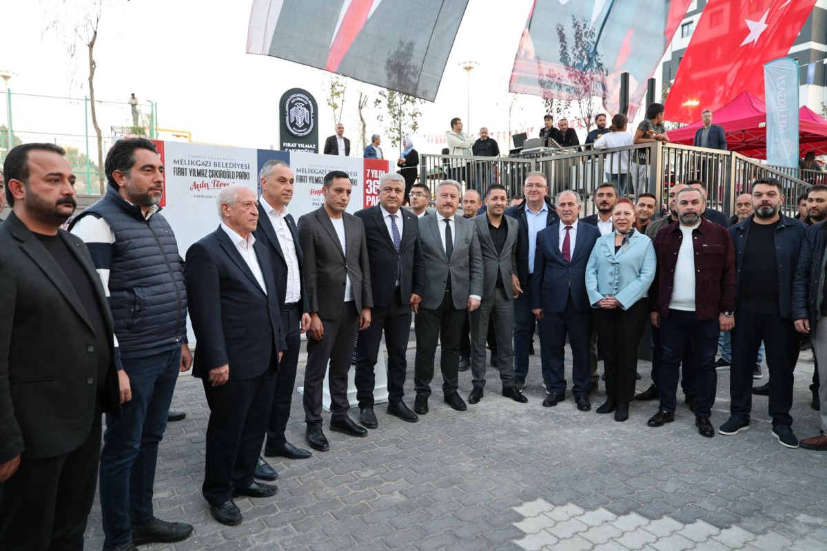 MELİKGAZİ BELEDİYESİ FIRAT YILMAZ ÇAKIROĞLU PARKI AÇILDI