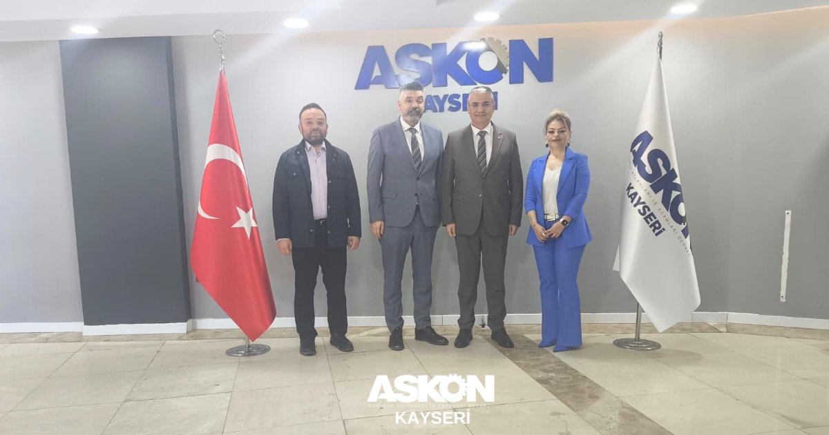 SGK İL MÜDÜRÜ KALE, ASKON'U ZİYARET ETTİ