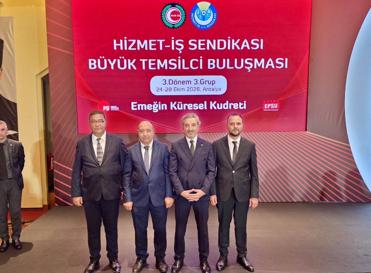 HİZMET İŞ BÜYÜK TEMSİLCİ BULUŞMASINDA BİRARAYA GELDİ